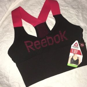 NWT Reebok Sports Bra Sz S 4-6